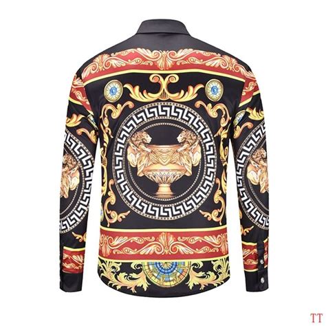 precio camisa versace|1st copy Versace shirt men.